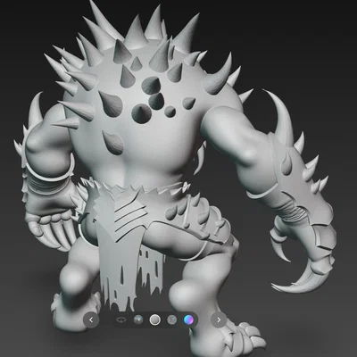 Mô hình Monster 1 - Nhân vật Quái vật Dark Fantasy ấn tượng
