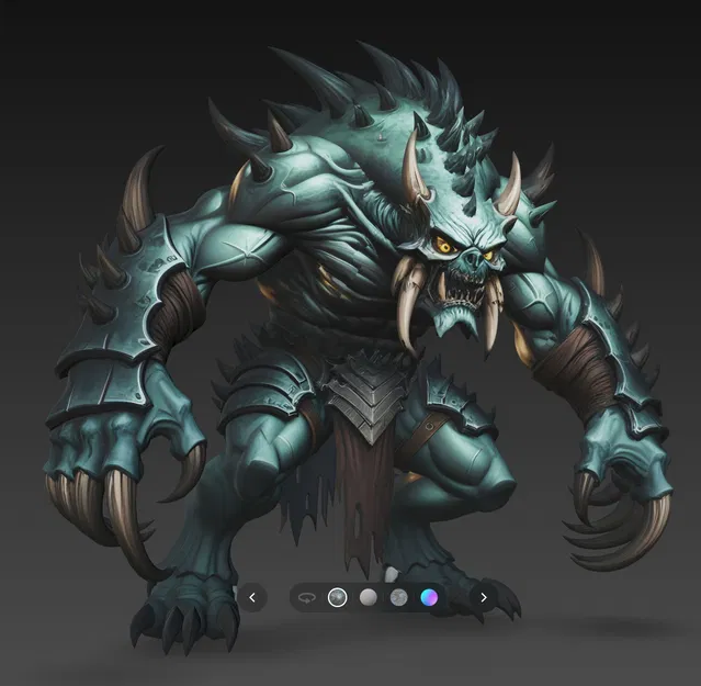 Mô hình Monster 1 - Nhân vật Quái vật Dark Fantasy ấn tượng - Image 4