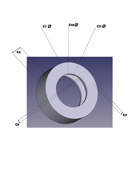 Vòng lốp thay thế tùy chỉnh (parametric) cho bánh xe cửa phòng tắm - Image 2