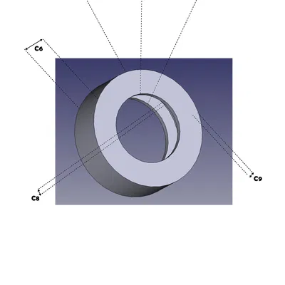 Vòng lốp thay thế tùy chỉnh (parametric) cho bánh xe cửa phòng tắm
