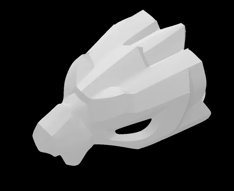 Mũ giáp rồng hàm trên in 3D tương thích Lego cho minifigure - Image 1