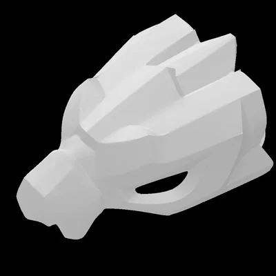 Mũ giáp rồng hàm trên in 3D tương thích Lego cho minifigure