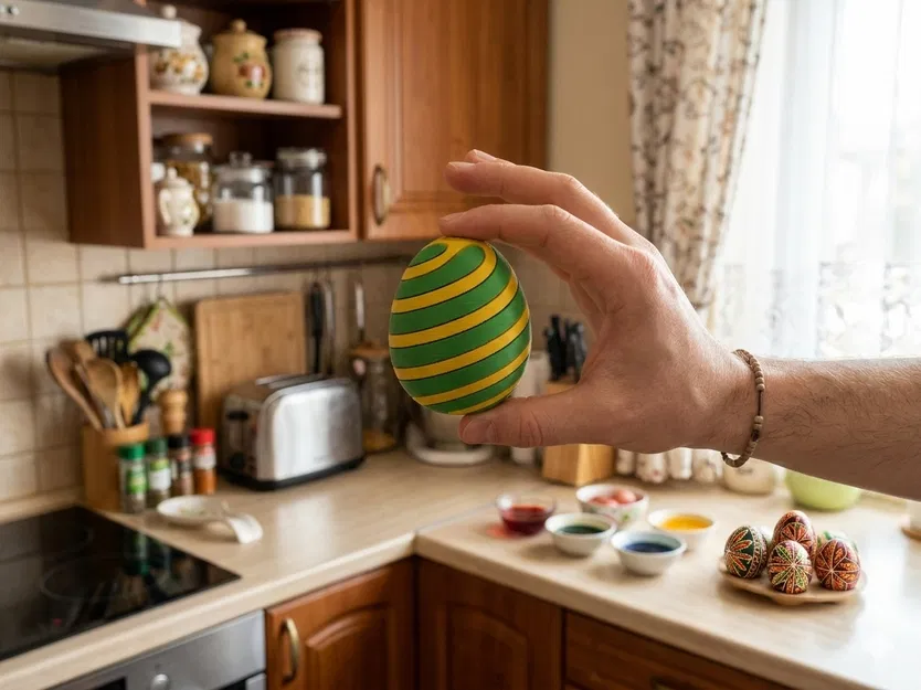 Đồ chơi fidget trứng Phục sinh xoắn ốc (Easter Spiral egg fidget toy) - Image 1