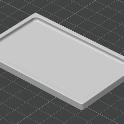 Khay đựng tiền giấy tối giản (Bill holder Euro) - In 3D tiện dụng