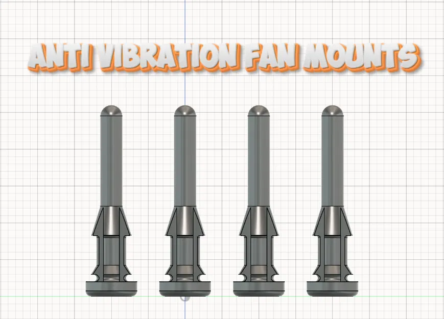 Chốt chống rung cho quạt PC - Giải pháp in 3D giúp case chạy êm ái - Image 1