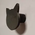Móc treo tường hình đầu mèo (Thiết kế ẩn vít) - Thumbnail 2