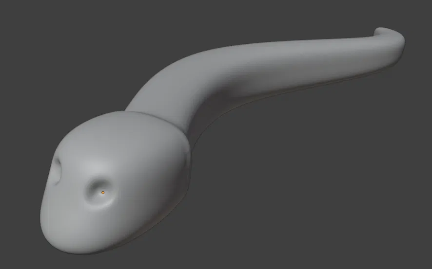 Mô hình chú rắn (Snake) 3D đáng yêu - Dễ in, phù hợp trang trí - Image 1