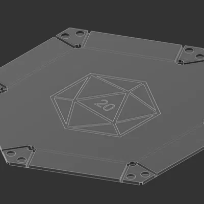 Khay đựng xúc xắc RPG làm từ nhựa TPU