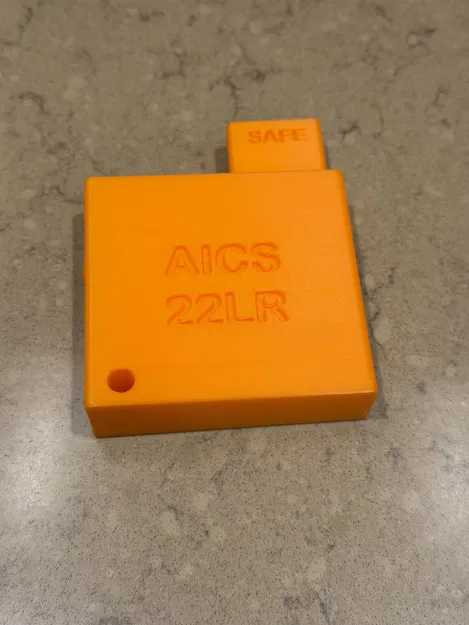 Cờ báo an toàn 3D cho súng trường AICS 22LR (Vudoo, Bergara RimX) - Image 1