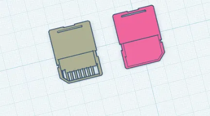 Vỏ bảo vệ thẻ nhớ SD Card (SD card shell) in 3D tiện lợi - Image 1