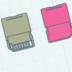 Vỏ bảo vệ thẻ nhớ SD Card (SD card shell) in 3D tiện lợi