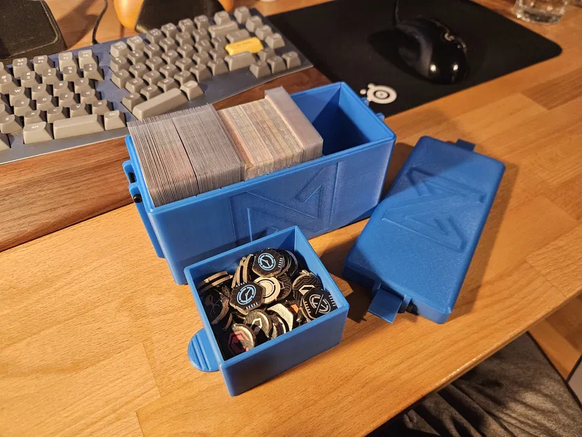 Hộp Đựng Bài Netrunner / System Gateway Kèm Ngăn Kéo Token - Image 1