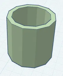 Mẫu lọ cắm hoa đa giác in 3D đơn giản và hiện đại - Image 1