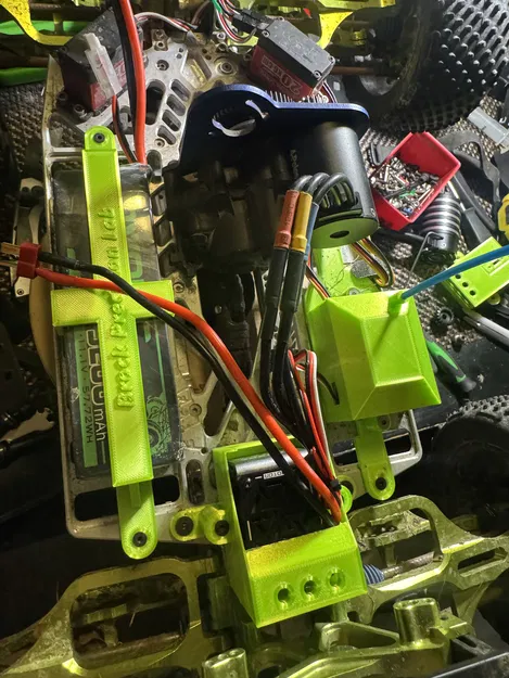 Hộp đựng Receiver bằng nhôm cho khung gầm Traxxas E-Maxx (Dùng cho 3905, 3908 UE FLM Supermaxx) - Image 1