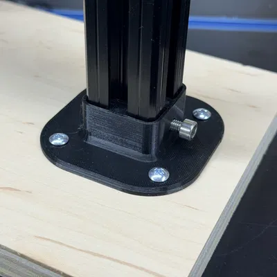 Chân đế 3D cho thanh nhôm định hình 3030 cứng cáp và dễ lắp đặt