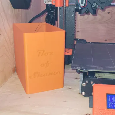 Box Of Shame - Thùng rác đựng nhựa thừa cho máy in 3D