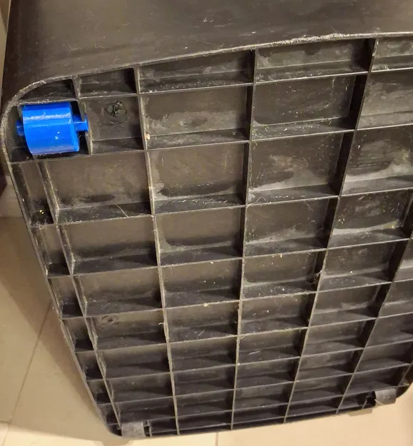 Bánh xe thay thế cho thùng nhựa lưu trữ MaxIt 55 gallon in 3D - Image 1