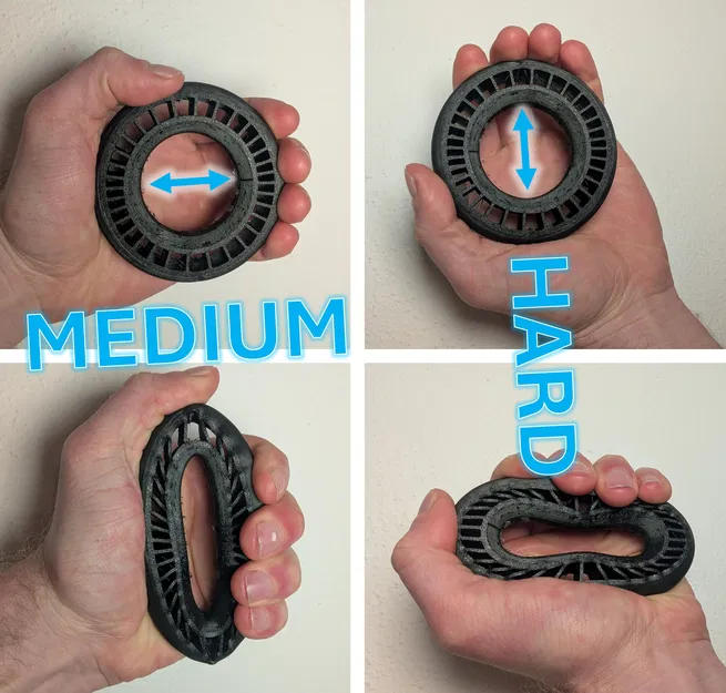 Dụng cụ tập lực nắm tay với độ kháng biến thiên - Image 1