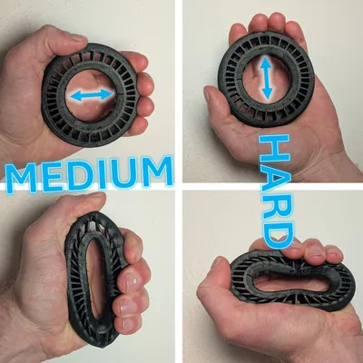 Dụng cụ tập lực nắm tay với độ kháng biến thiên