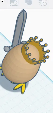 Mô hình những chú trứng chiến binh (Egg Kings Fighting) in 3D - Image 2