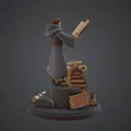 Arcane Scholar Wizard – Pháp sư giả kim cùng sách phép và cuộn giấy - Thumbnail 2