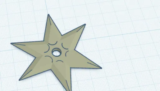 Mô hình phi tiêu Ninja 6 cánh - File in 3D chất lượng cao - Image 1