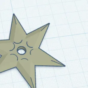 Mô hình phi tiêu Ninja 6 cánh - File in 3D chất lượng cao