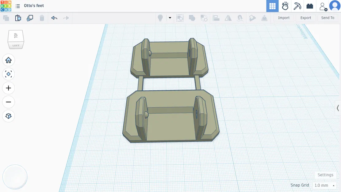 Bộ thiết kế 3D bàn chân robot Otto (Otto robot foot) bền đẹp - Image 1