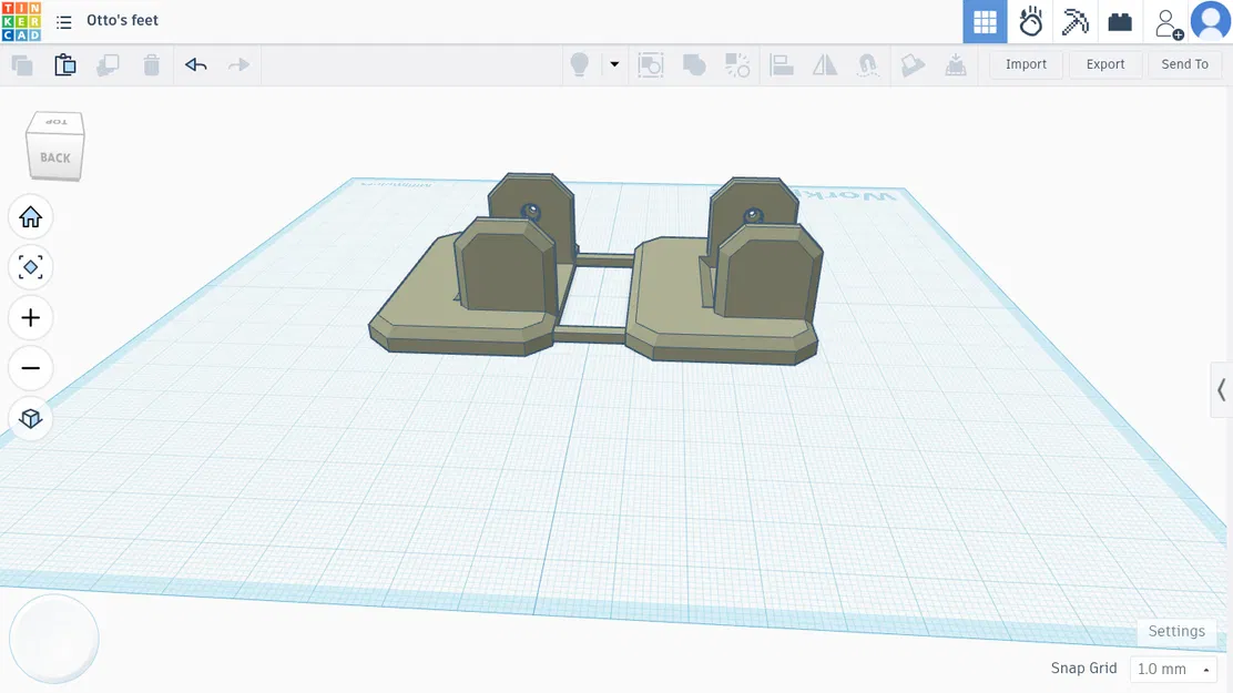 Bộ thiết kế 3D bàn chân robot Otto (Otto robot foot) bền đẹp - Image 2