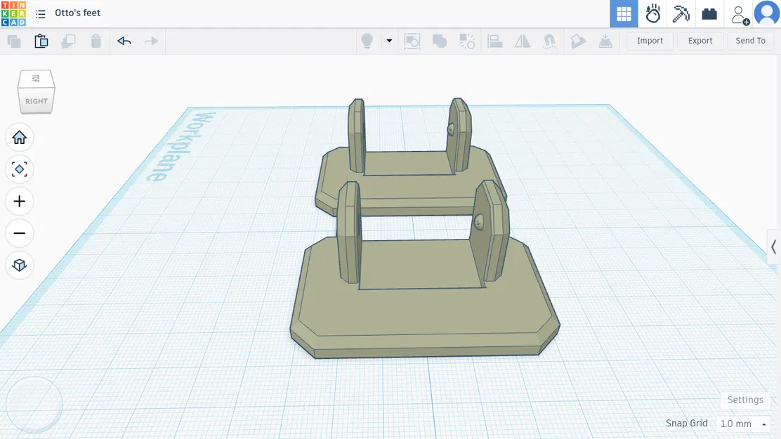 Bộ thiết kế 3D bàn chân robot Otto (Otto robot foot) bền đẹp - Image 3