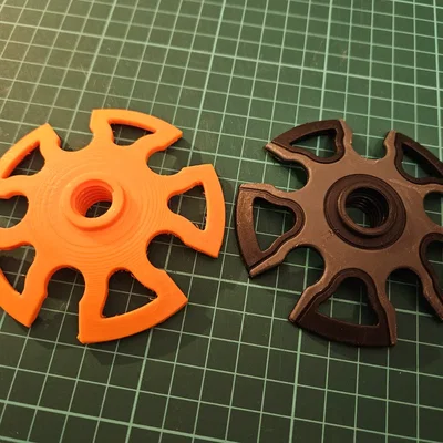 Vòng chặn tuyết 15mm cho gậy trượt tuyết - File in 3D chất lượng
