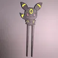 Kẹp tóc hoặc đồ trang trí hình Umbreon - Thumbnail 2