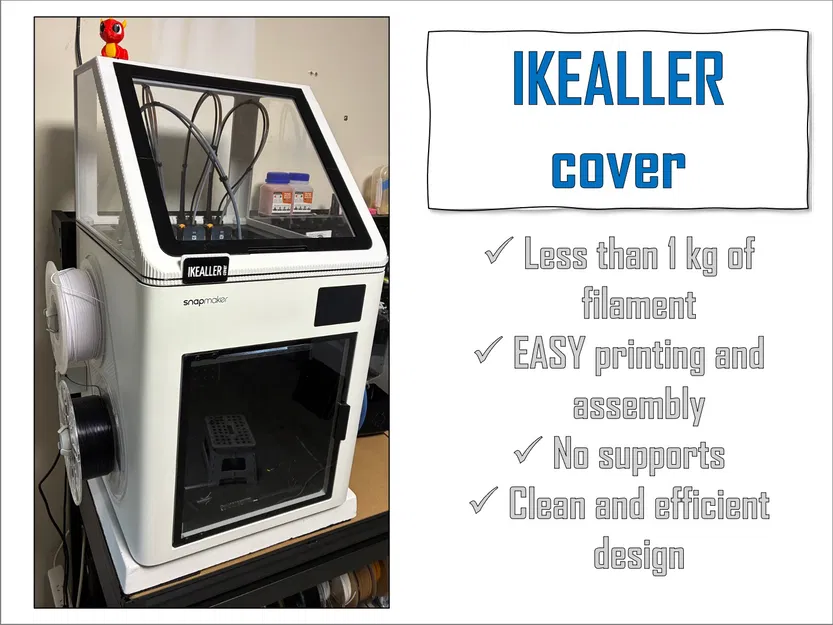 IKEALLER cover - Vỏ bọc máy in Snapmaker U1 từ @amelo - Image 1