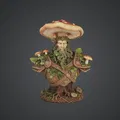 Tượng Forest Guardian Mushroom Bust – Tinh linh rừng thiêng huyền bí - Thumbnail 1
