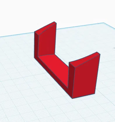 Chân đế nghiêng 20 độ cho khay trưng bày thẻ bài - In 3D cực tiện - Image 1