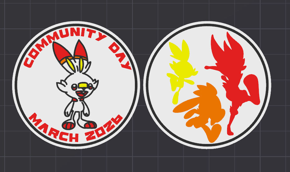 Đồng xu Pokemon Go Community Day #115 - Scorbunny - Image 1