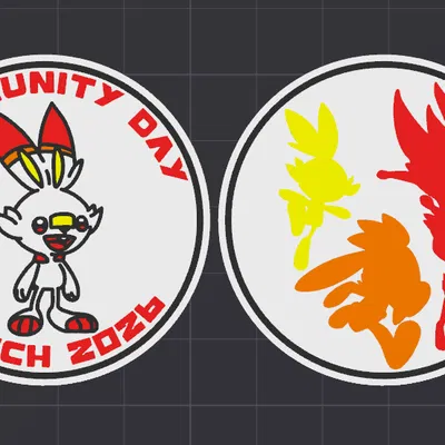 Đồng xu Pokemon Go Community Day #115 - Scorbunny