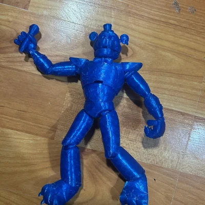 Mô hình Glamrock Daddy in 3D - Nhân vật robot phong cách độc đáo