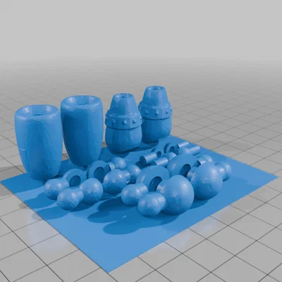 Mô hình Glamrock Daddy in 3D - Nhân vật robot phong cách độc đáo