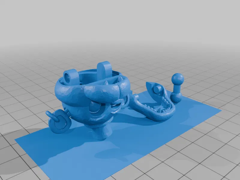 Mô hình Glamrock Daddy in 3D - Nhân vật robot phong cách độc đáo - Image 5