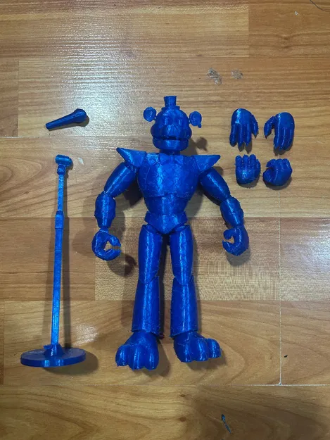 Mô hình Glamrock Daddy in 3D - Nhân vật robot phong cách độc đáo - Image 11