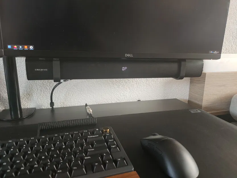 Ngàm VESA gắn loa Creative Stage Soundbar cho màn hình - Image 1