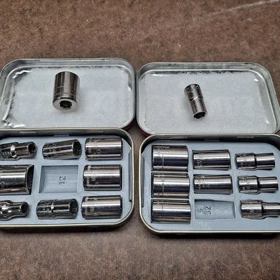 Khay đựng đầu khẩu (Socket Organizer) cho hộp thiếc