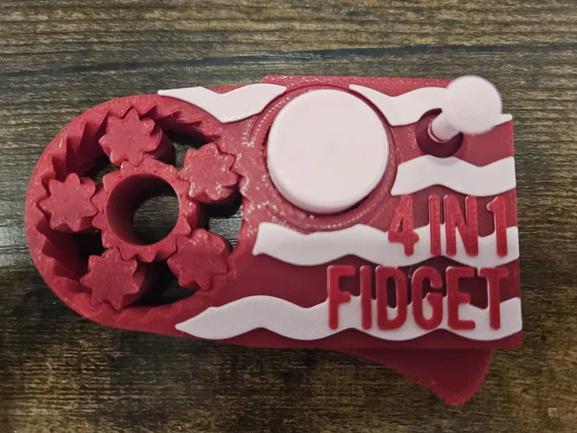 Móc khóa Fidget 4 trong 1 Ultimate - Image 4