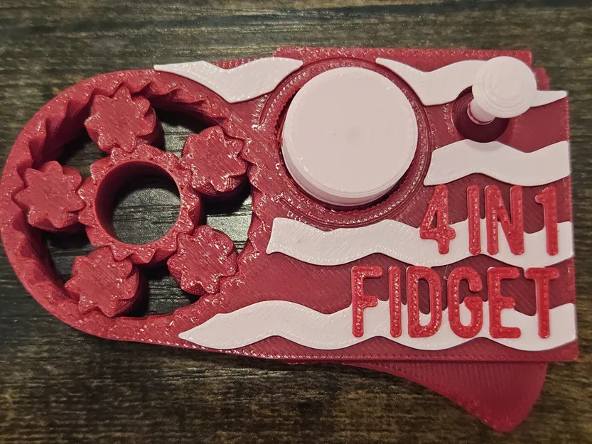 Móc khóa Fidget 4 trong 1 Ultimate - Image 6