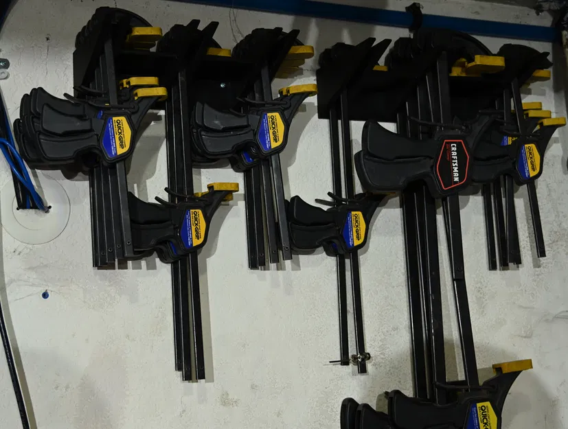 Giá treo kẹp Quick-Grip, giải pháp lưu trữ tiết kiệm diện tích trên tường - Image 1