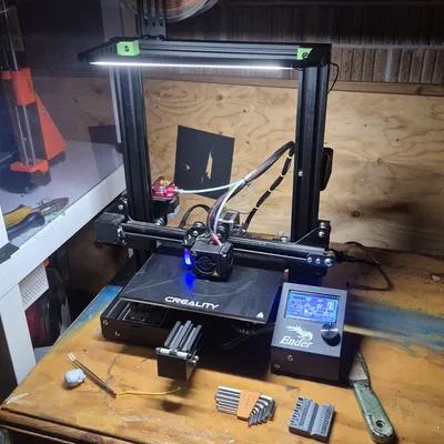 NGÀM GẮN ĐÈN LIGHT BAR CHO ENDER 3 PRO