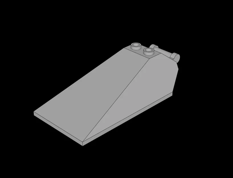 Kính chắn gió tương thích Lego 8x4x2 - Tự in 3D linh kiện dễ dàng - Image 1