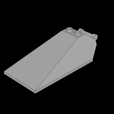 Kính chắn gió tương thích Lego 8x4x2 - Tự in 3D linh kiện dễ dàng