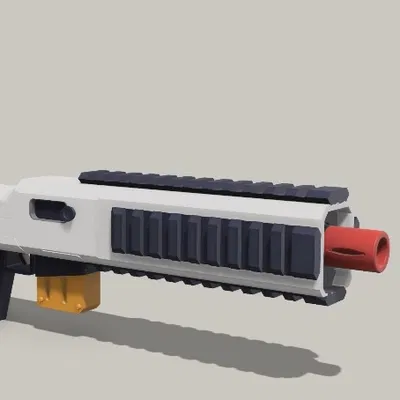 Mô hình súng trường tấn công E-15 tương thích LEGO cho Minifigure